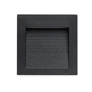 BALIZADOR  SOBREPOR 75X75X20MM 3000K - PT QUENTE 1,5W BIVOLT 35LM 60° IP65 10266 SE3551506 