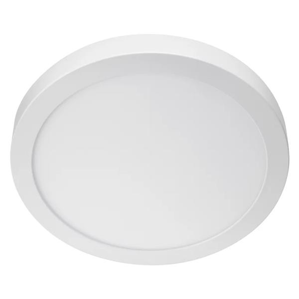 LUMINARIA  PLAFON SLIM EMBUTIR/SOBREPOR REDONDA LED 24W/830 G2 BIVOLT POLICARBONATO 3000K - BR QUENTE 1800LM 10305