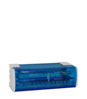 BLOCO  DISTRIBUICAO MODULAR 2 BARRAMENTOS X 15 LIGACOES 125A FIXACAO TRILHO DIN (S 10971 8570 