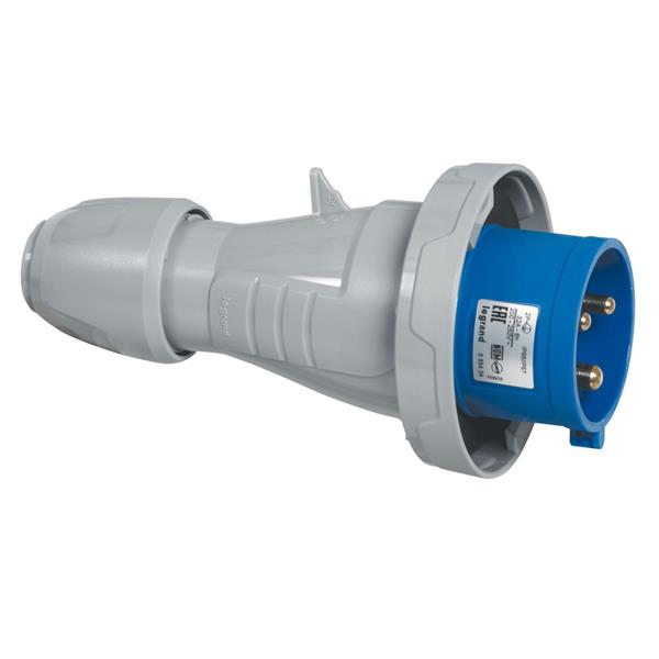 PLUGUE  INDUSTRIAL TEMPRA 2P+T 16A 200/250V IP67 12507