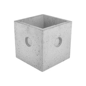 CAIXA  CONCRETO 40X40X40 S/FUNDO (30X30X40 INTERNO) 13204 