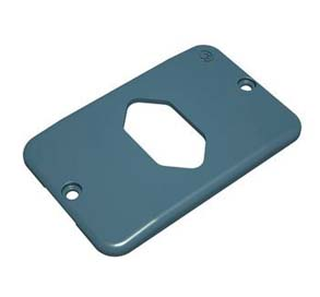 TAMPA  P/TOMADA HEXAGONAL HORIZONTAL CONDULETE PVC NBR 14136 CZ CONDTOP 14808 36005335