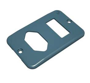 TAMPA  1 TOM + 1 INT CONDULETE PVC NBR 14136 CZ CONDTOP 14810 36005890