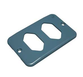 TAMPA  2 MODULOS SEP HORIZONTAL CONDULETE PVC NBR 14136 CZ CONDTOP 14811 36005912