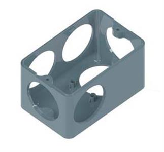 CONDULETE  CAIXA 6 ENTRADAS CONDTOP CB S/ ROSCA PVC CZ TAMANHO UNICO 14857 36005300 