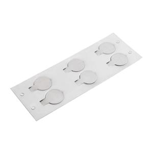 TAMPA  P/CAIXA DE PISO 4X12 P/6 TOMADAS INOX 14909 TP81 