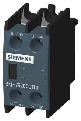 CONTATO  AUXILIAR FRONTAL 2NO 3MH7 TERMINAL PARAFUSO 16134 3MH79200CT10