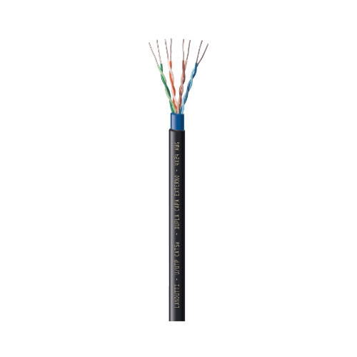 CABO  UTP CAT5E 4PX24AWG PT DUPLA CAPA USO EXTERNO (ROLO 305MTS) 1752 7899658709976