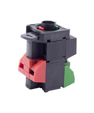 BLOCO  CONTATO P/BOTAO 1NA+1NF C/BASE P/LAMPADA BA9S 21021 EL111 