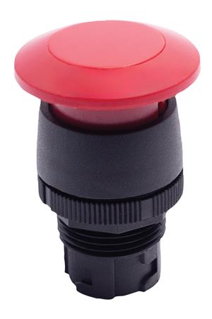 BOTAO  COGUMELO EMERGENCIA 22MM VM PLASTICO FRONTAL CP2/03.36 S/TRAVA 21038 CP23603 
