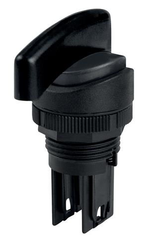 COMUTADOR  C/MANOPLA LONGA 3 POSICOES FIXAS 2X45° TERMOPLASTICO 22MM PT CLKK2 45R/01 21100 CLKK245R01 