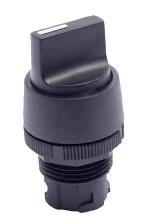 COMUTADOR  C/MANOPLA CURTA 2 POSICOES FIXAS 90° TERMOPLASTICO 22MM PT AP2 90/01 21126 AP29001  