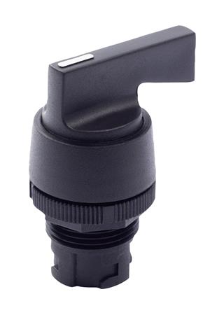 COMUTADOR  C/MANOPLA LONGA 3 POSICOES FIXAS 2X60° TERMOPLASTICO 22MM PT 21135 KKP26001 