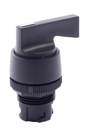 COMUTADOR  C/MANOPLA LONGA 3 POSICOES FIXAS 2X90° TERMOPLASTICO 22MM PT KKP2 90/01 21137 KKP29001 