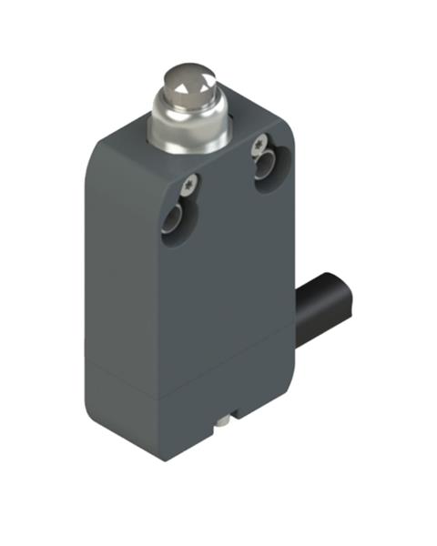 CHAVE  FIM CURSO MINIATURA PINO REFORCADO METALICA LC1B C/CABO 2M 21641 LC1B