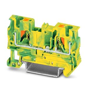 CONECTOR  PASSAGEM PUSH-IN/MOLA 4 MM² POLIAMIDA TERRA 22415 PT4PE 