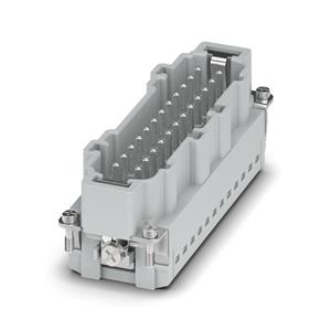 MIOLO  P/TOMADA MACHO C/CONTATO TERRA SERIE B24 24 POLOS PUSH-IN/ MOLA 22489 HCB24IPTM 