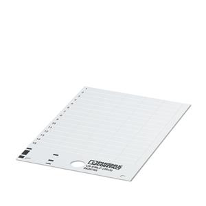 IDENTIFICADOR  PLAQUETA PLASTICO BR 9x20x0,5MM US-EMLP (20X9) 22666 USEMLP(20X9) 