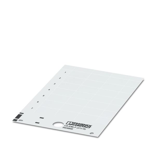 IDENTIFICADOR  PLAQUETA PLASTICO BR 17,6x26,9x0,5MM US-EMLP (27X18) 22667 USEMLP(27X18)
