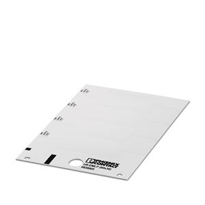 IDENTIFICADOR  PLAQUETA PLASTICO BR 30x60x0,5MM US-EMLP (60X30) 22670 USEMLP(60X30) 