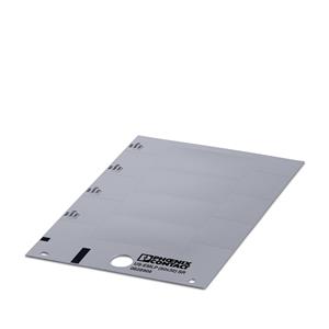 IDENTIFICADOR  PLAQUETA PLASTICO PRATA 30x60x0,5MM US-EMLP (60X30) SR 22671 USEMLP(60X30)SR 