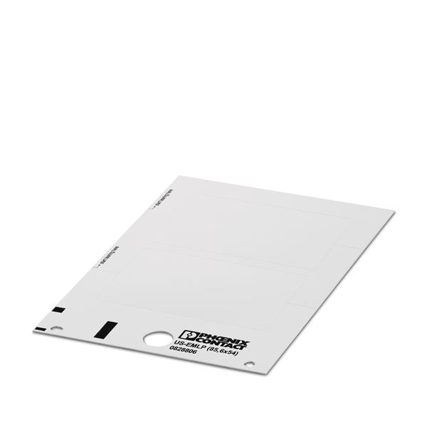 IDENTIFICADOR  PLAQUETA PLASTICO BR 53,7x84,9x0,5MM US-EMLP (85,6X54) 22672 USEMLP(85,6X54)
