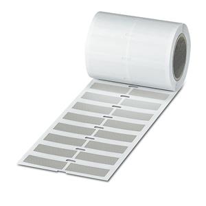 ETIQUETA  PRATA 40X15MM POLIESTER SEGURANCA AUTOCOLANTE EMLS (40X15)R SR 22675 EMLS(40X15)RSR 