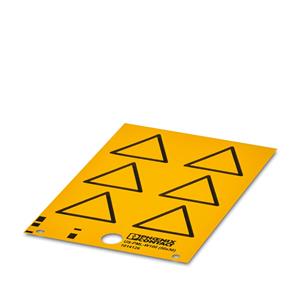 PLACA  DE AVISO US-PML-W100 (50X50) 50X50X43,3MM PVC AM/PT 22679 USPMLW100(50X50) 