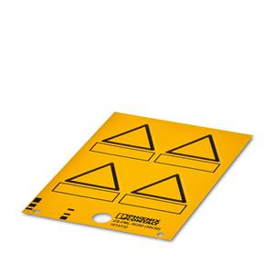 PLACA  DE AVISO US-PML-W200 (50X50) 50X50X59,25MM PVC AM/PT 22681 USPMLW200(50X50) 