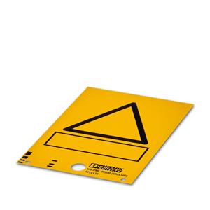 PLACA  DE AVISO US-PML-W200 (100X100) 100X100X118,5MM PVC AM/PT 22682 USPMLW200(100X100) 