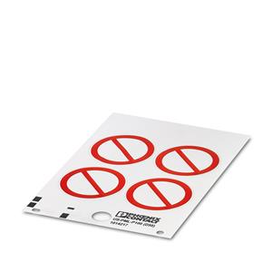 PLACA  DE PROIBICAO US-PML-P100 (D50) 50MM PVC VM/BR 22683 USPMLP100(D50) 