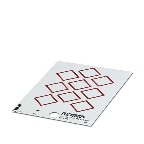 PLACA  DE SUBSTANCIA PERIGOSA 25X25X25MM POLIESTER VM/BR US-PML-GHS100 (25X25) 22691 USPMLGHS100(25X25)