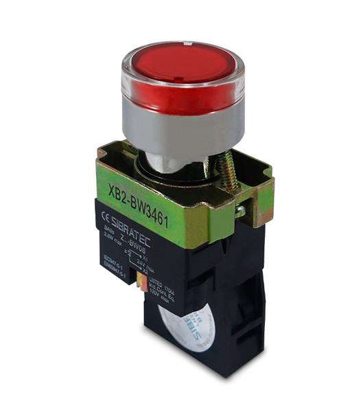 BOTAO  IMPULSO ILUMINADO 24VCC/CA 1NF VM METALICO IRC077) IRC077) IRC077) IRC077) IRC077) IRC077) 23503 BW3461