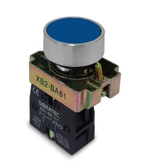 BOTAO  IMPULSO 1NA AZ METALICO AMPB6BI 23514 XB2BA61 