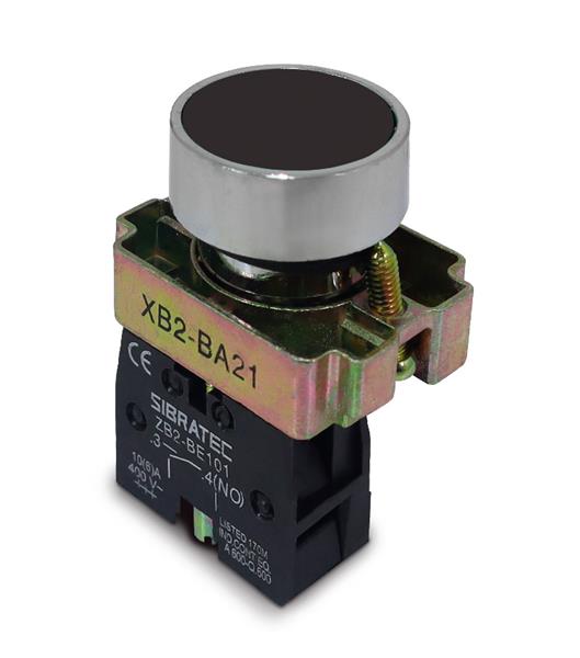 BOTAO  IMPULSO 1NA PT METALICO AMPB6B 23516 XB2BA21