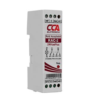 RELE  ACOPLADOR 24VCA/VCC 2 CONTATOS REVE 23597 9910 