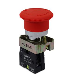 BOTAO  EMERGENCIA C/TRAVA 1NF VM METALICO GIRA P/DE 23601 XB2BS542 