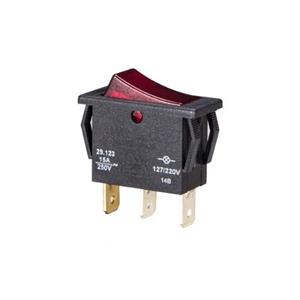 CHAVE  LIGA/DESLIGA UNIPOLAR TECLA C/LED 250VCA 10A PT 29123-M1FT1EE3Q TECLA VM 25048 29123M1FT1EE3Q 