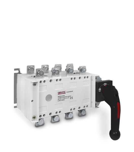 CHAVE  TRANSFERENCIA REDE/GERADOR TETRAPOLAR 250A SGLZ4 3 POSICOES 25141 SGLZ4TR250A