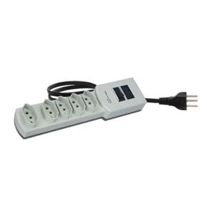 PROTETOR  REDE ELETRICA 5 TOMADAS 110/220VCA PVC CZ 1,5 Mt 25389 PA013710 