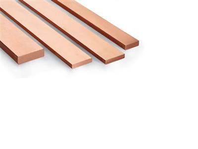 BARRA   CHATA COBRE 2" X 3/8" 4,30 KG/MT 1032A (50,80mm X 9,52mm) 2544 1201003550 