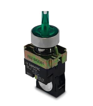 CHAVE  SELETORA ILUMINADA 2 POSICOES 250VAC 1NA METALICA VD 25555 XB2BK2361 