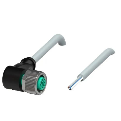 CABO  CONECTOR SENSOR V15-W-5M-PVC M12 5 PINOS 48VAC/60VDC CZ IP68/IP69 PVC 4A FEMEA CABO 5M 26323 V15W5MPVC
