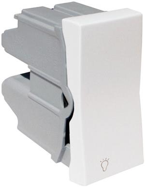 PULSADOR  C/BORNE AUTOMATICO 10A 250V BR 1 MODULO 26407 611013BC 