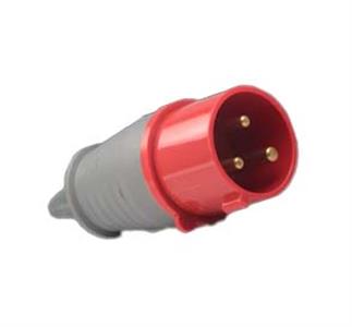 PLUGUE  INDUSTRIAL MACHO 2P+T 16A 380VCA IP44 VM 9H 26920 05166307944 