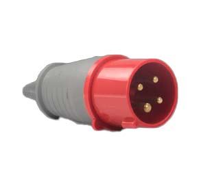 PLUG  INDUSTRIAL MACHO 3P+T 16A 380VCA IP44 VM 6H 26921 05166407644 