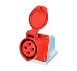 TOMADA  INDUSTRIAL  SOBREPOR 3P+T 16A 380V VM IP44 6H 26981 05169400644 