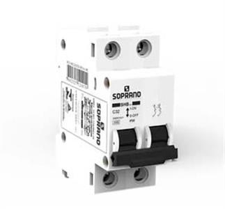 DISJUNTOR  BIPOLAR 63A C 6KA/220V 6KA/380V IEC SHB2 27038 SHB2LC063A 