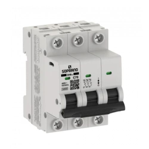 DISJUNTOR  TRIPOLAR 70A C 10KA/220V 10KA/380V IEC SHB3 27104 SHB3C070A