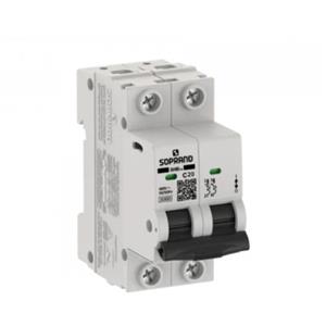 DISJUNTOR  SHB2 GIII BIPOLAR 20A C 3KA/220V 4,5KA/380V 27132 SHB2GIII 